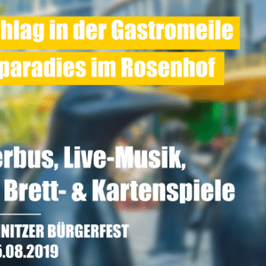 Chemnitzer Bürgerfest in den Rathaus Passagen und im Rosenhof