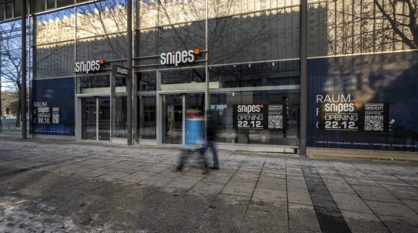 SNIPES eröffnet am 22. Dezember 2022