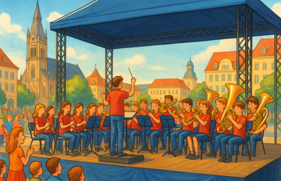 Musik-Nachwuchs trifft auf KOSMOS: Blasmusik-Jugendorchestertreffen am 14. Juni in der City