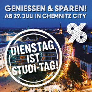 Genießen & Sparen – Dienstag gehört den Studis!