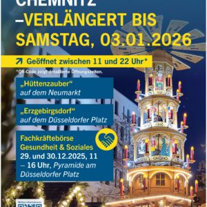 WEIHNACHTSZAUBER MIT VERLÄNGERUNG IN DER CHEMNITZCITY