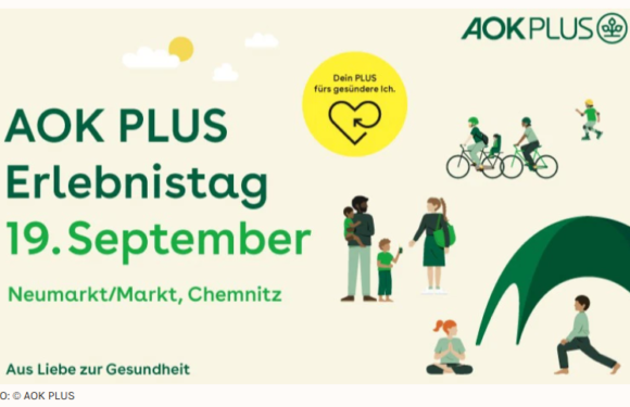 AOK PLUS Erlebnistag „Aus Liebe zur Gesundheit“ am 19. September 2026
